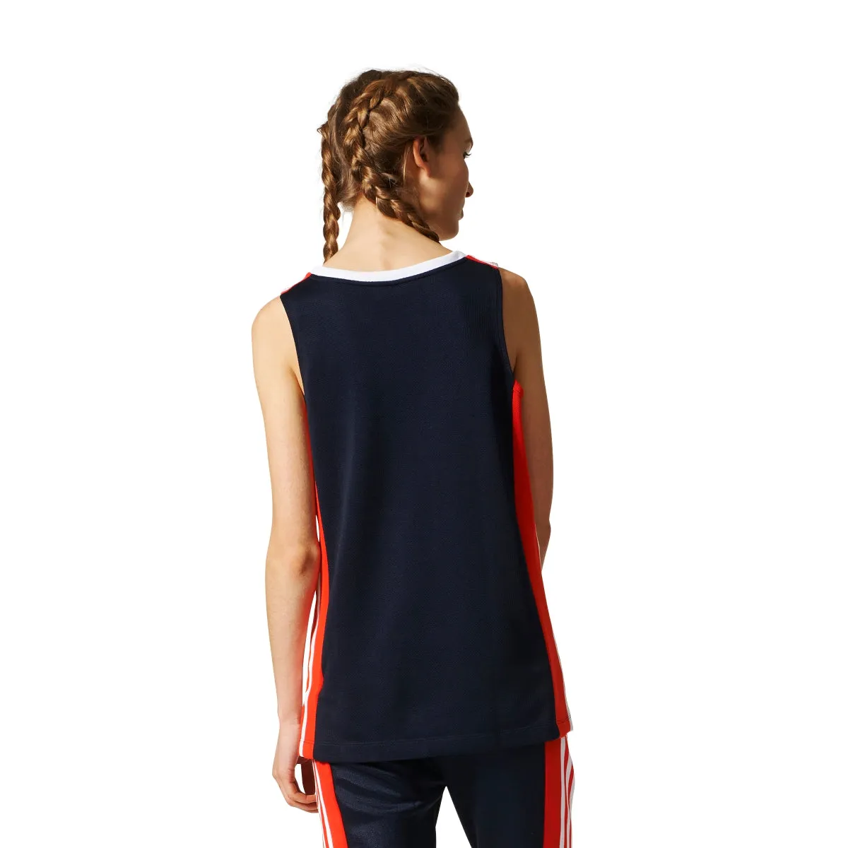 Adidas Women's Originals Osaka AR Tank Top Legend Ink/Orange Red/White