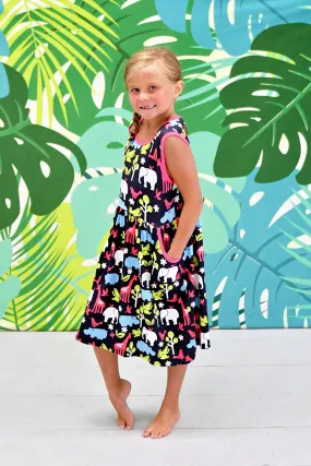 Animal Milk Silk Pocket Tank Dress