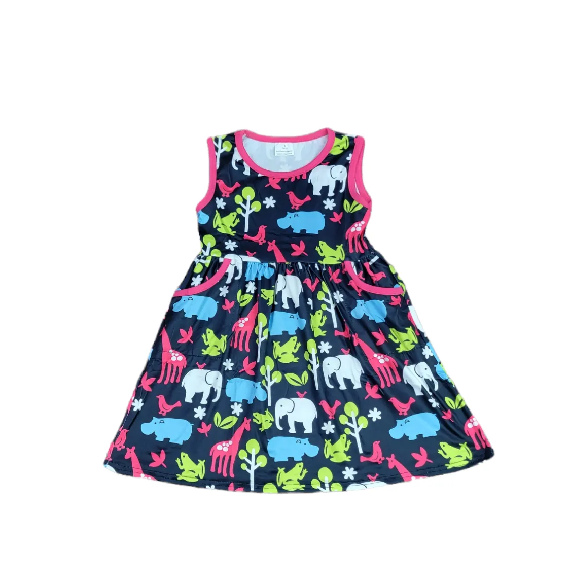 Animal Milk Silk Pocket Tank Dress
