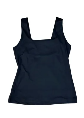 Black Square Neck Tank