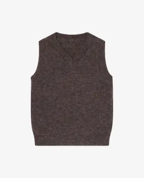 BOBBIENNM WOOL MIX KNITTED VEST