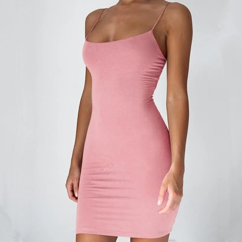 Body Hug Hanging Neck Tight-fitting Hip Skirt Dress