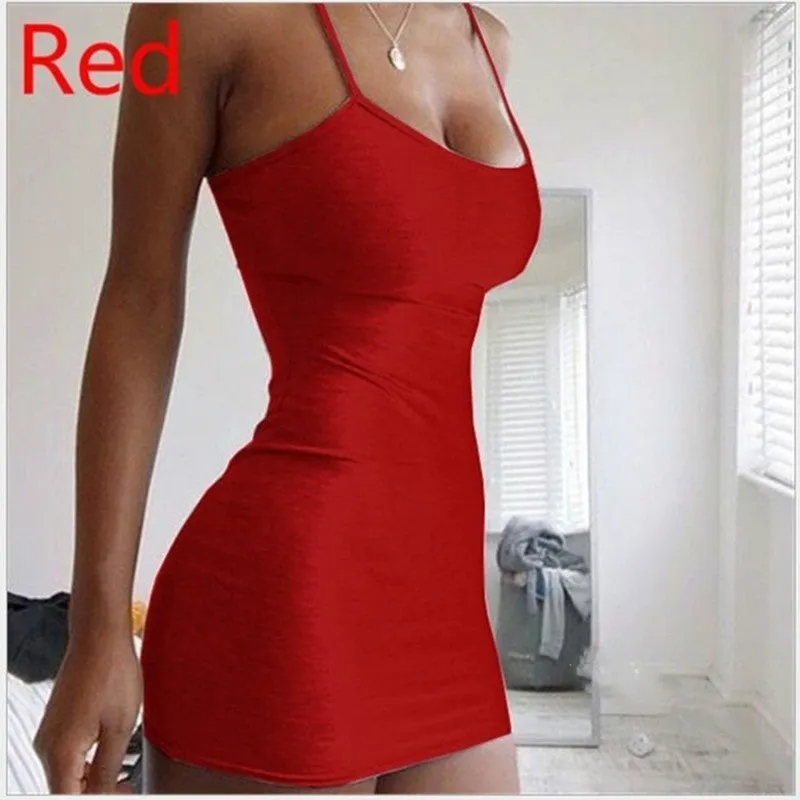 Body Hug Hanging Neck Tight-fitting Hip Skirt Dress