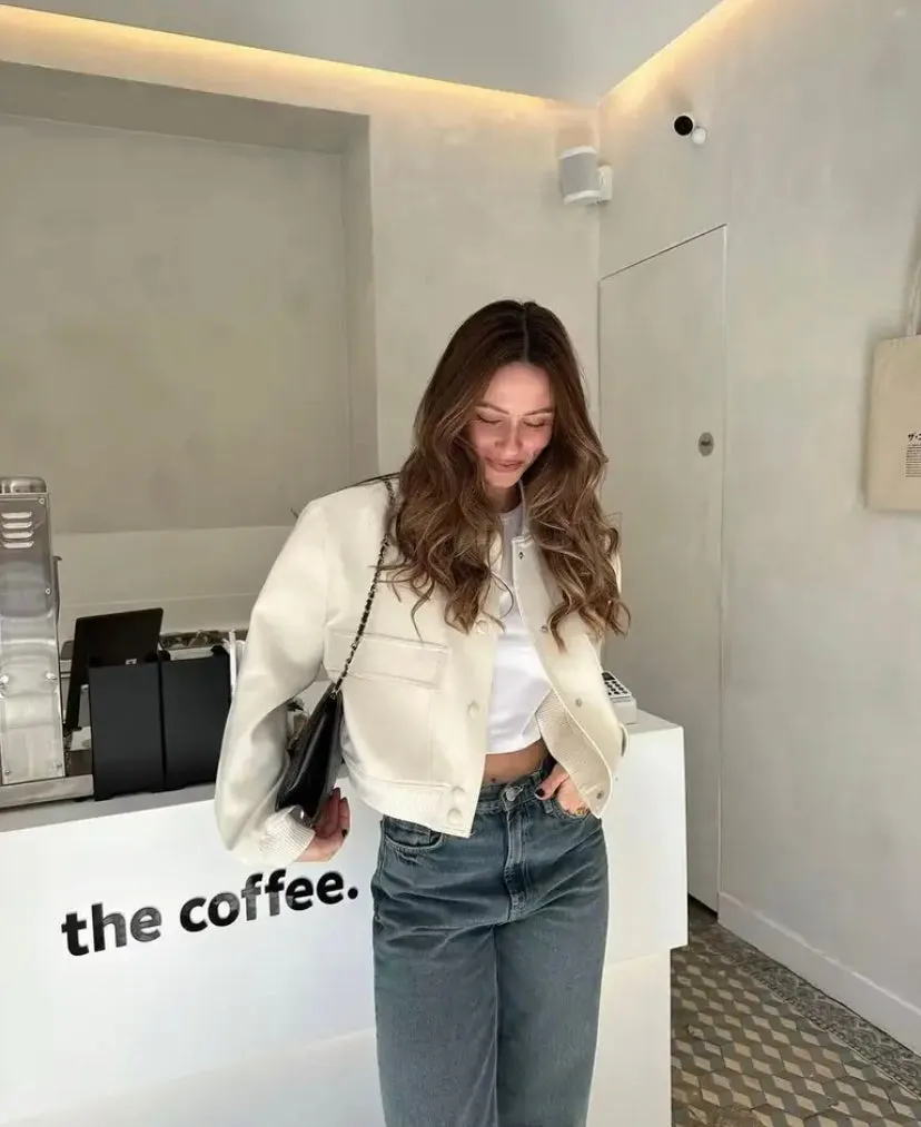 Button Up Bomber Jacket