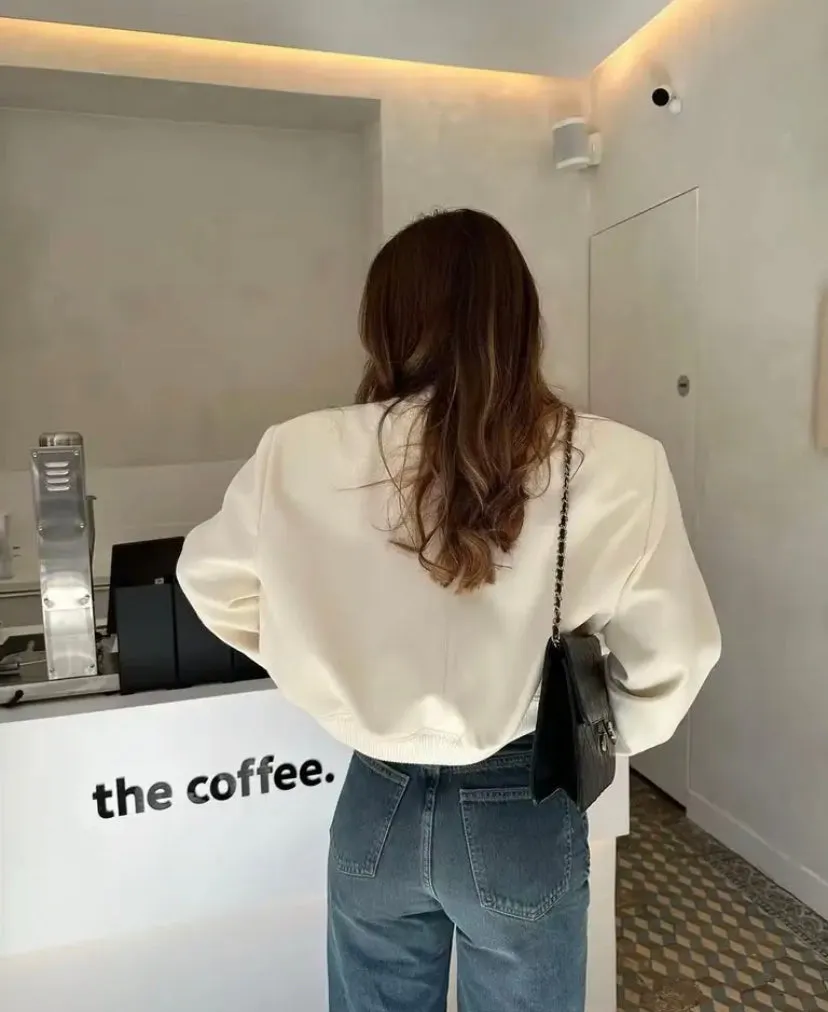 Button Up Bomber Jacket