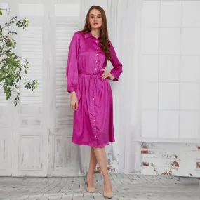 Delilah Magenta Dress
