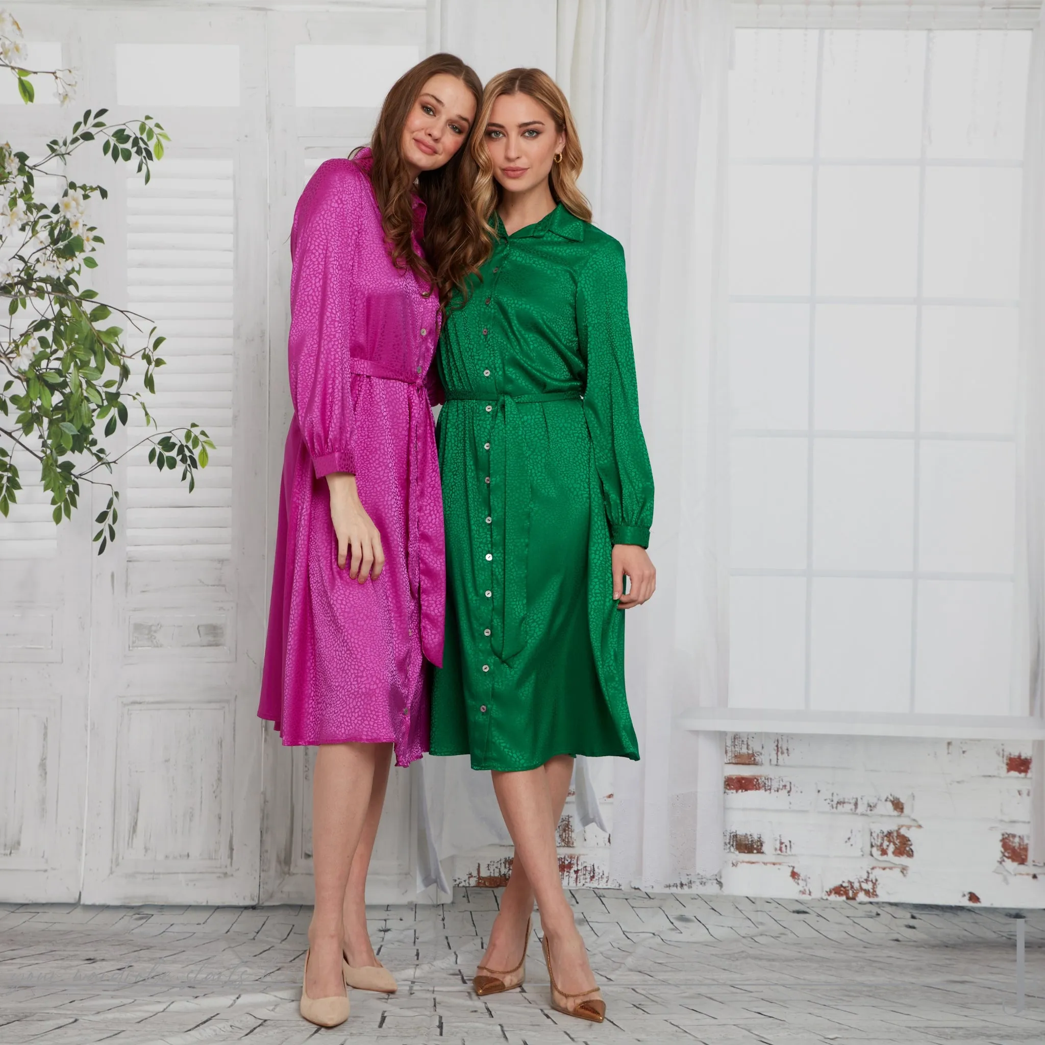 Delilah Magenta Dress