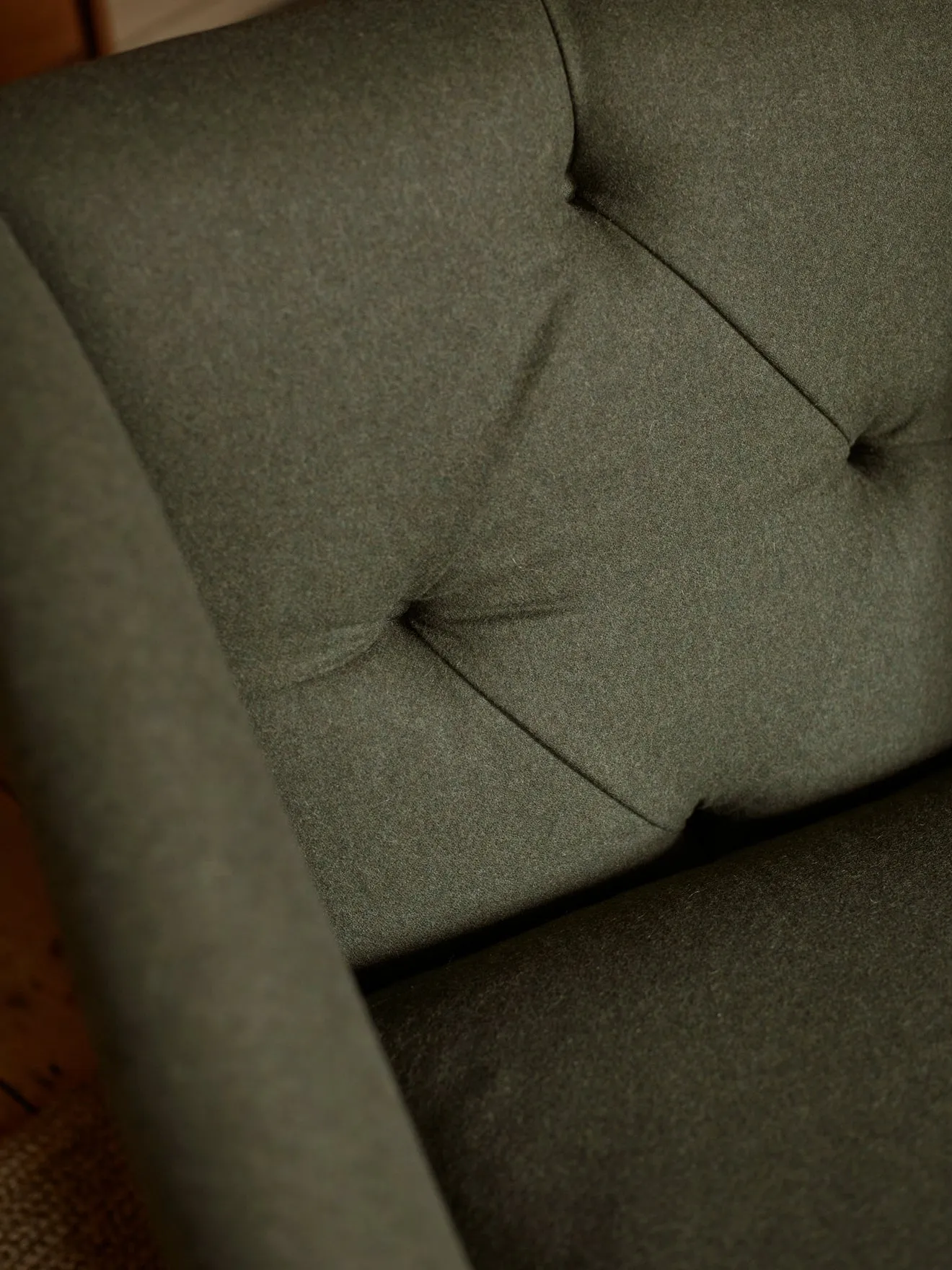 Elbert Armchair, Black Ticking Stripe