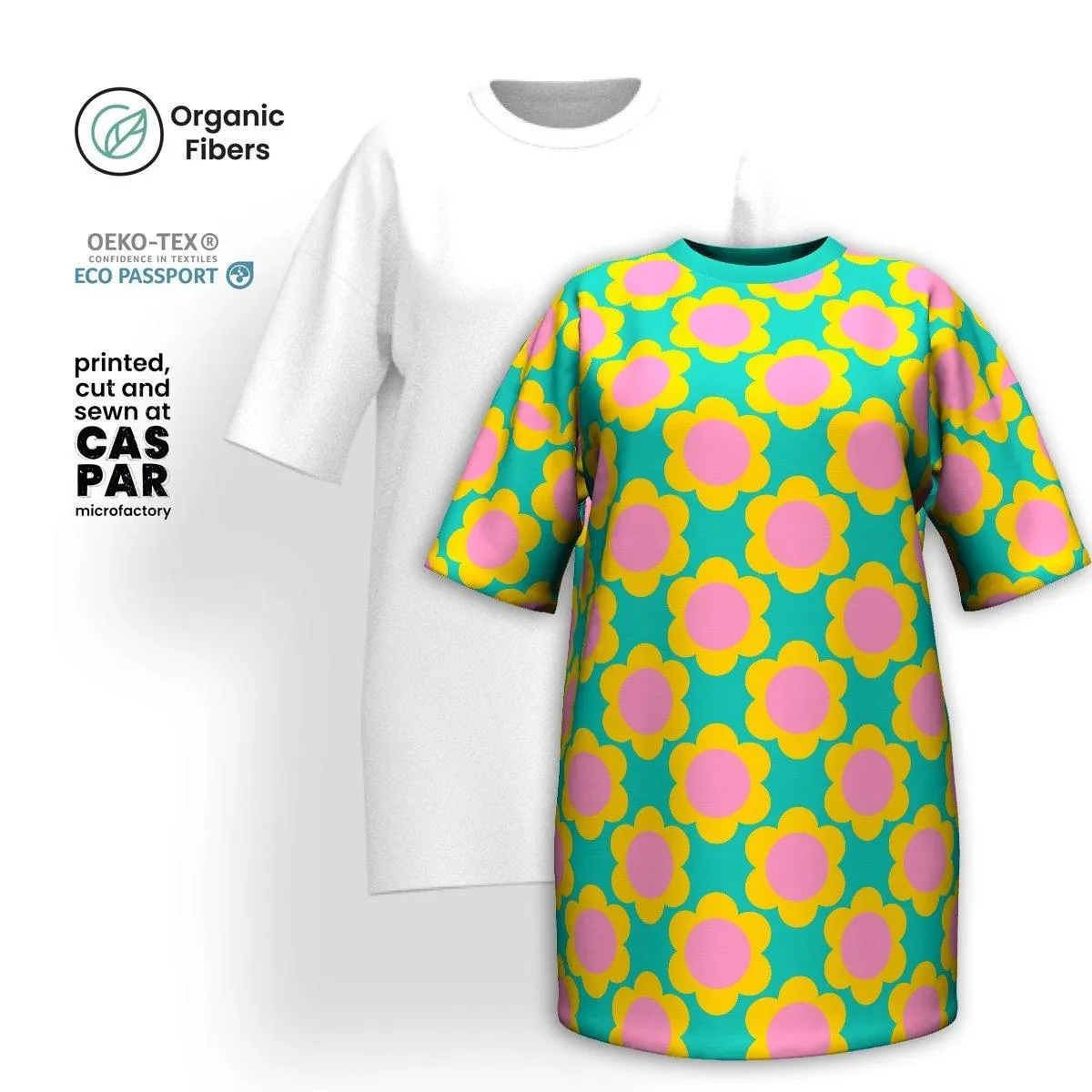 ELLIE - T-shirt dress (organic cotton)