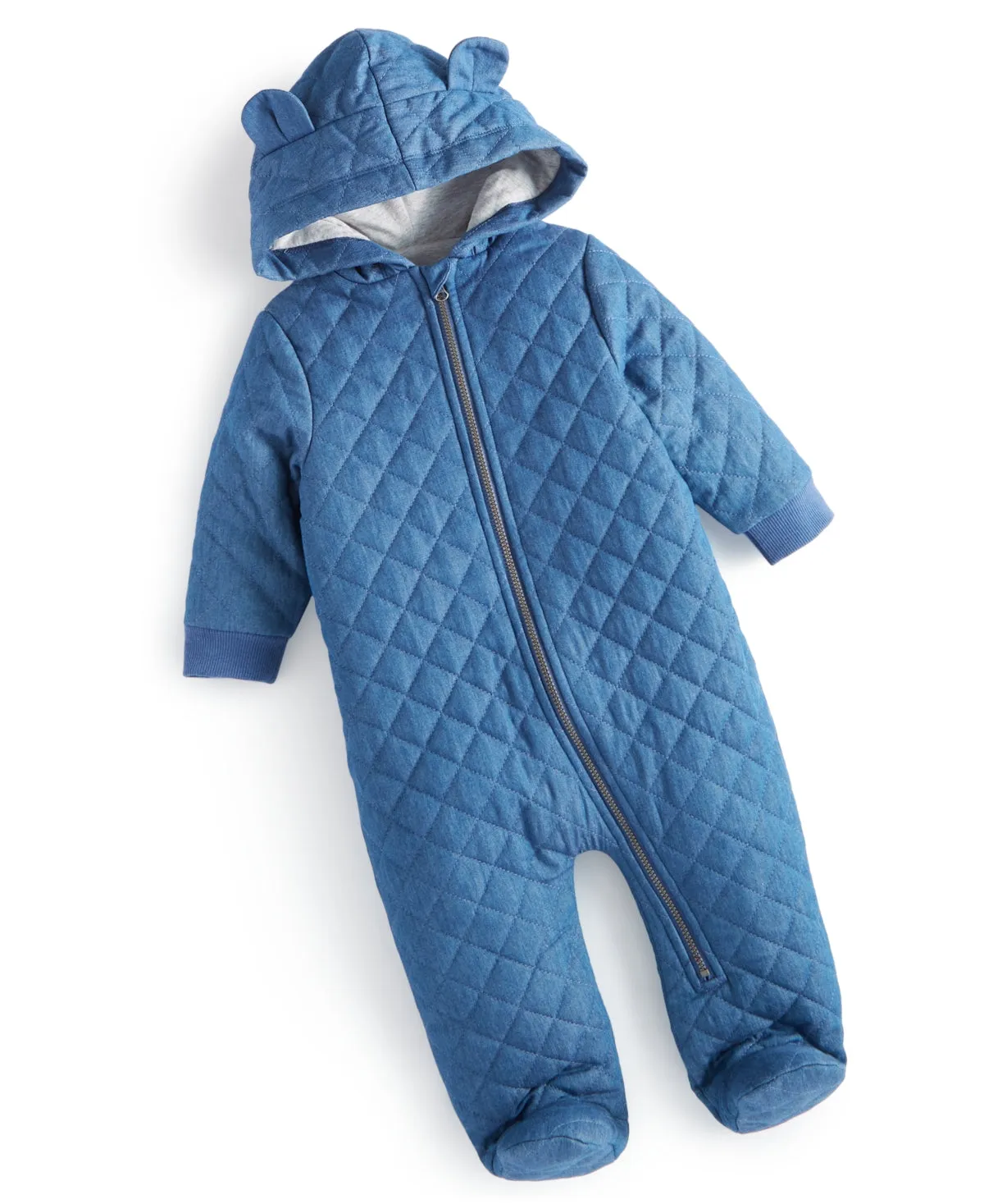 First Impressions Baby Boys Denim Snowsuit