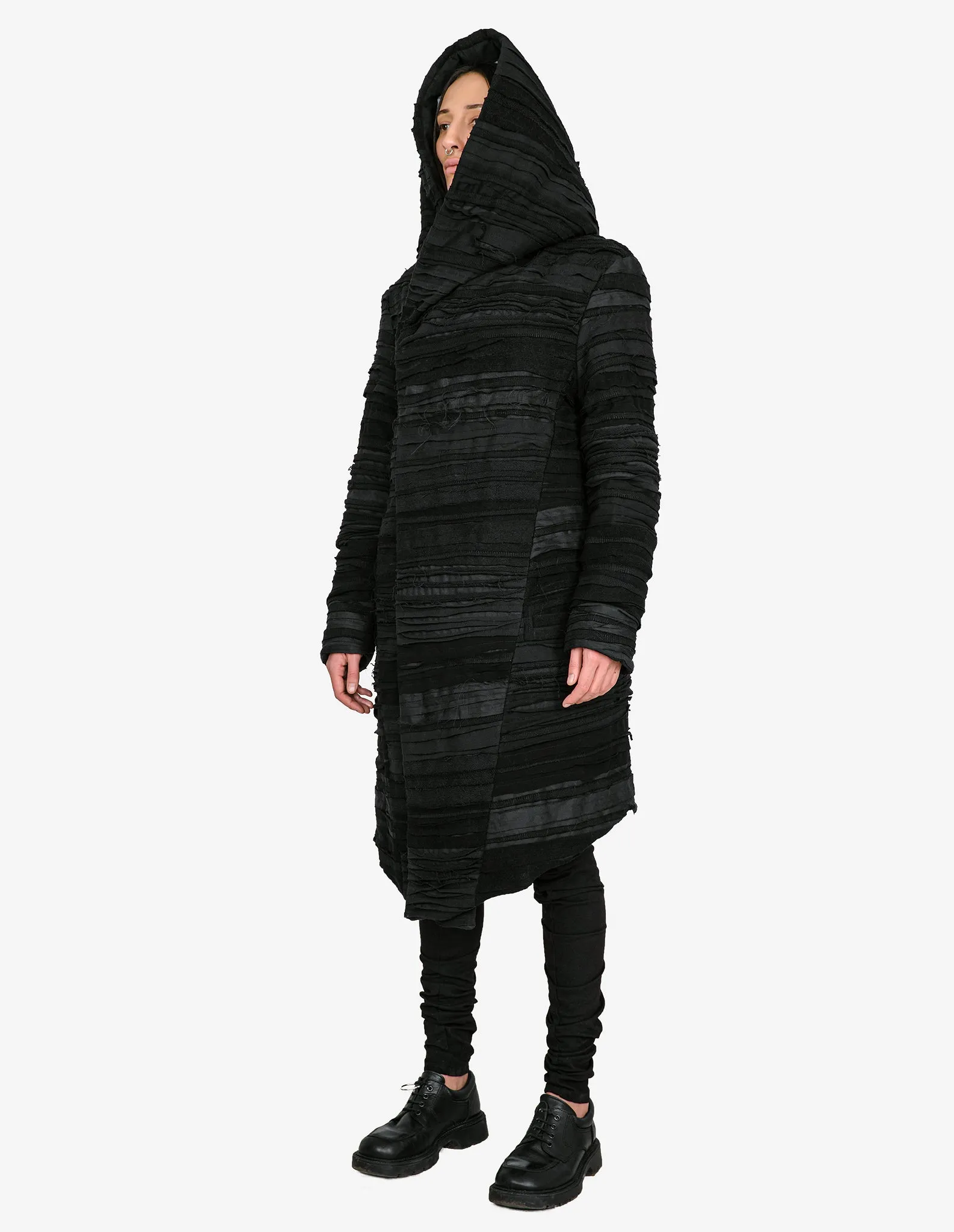 Fringed-Patch Recycled Winter Jacket