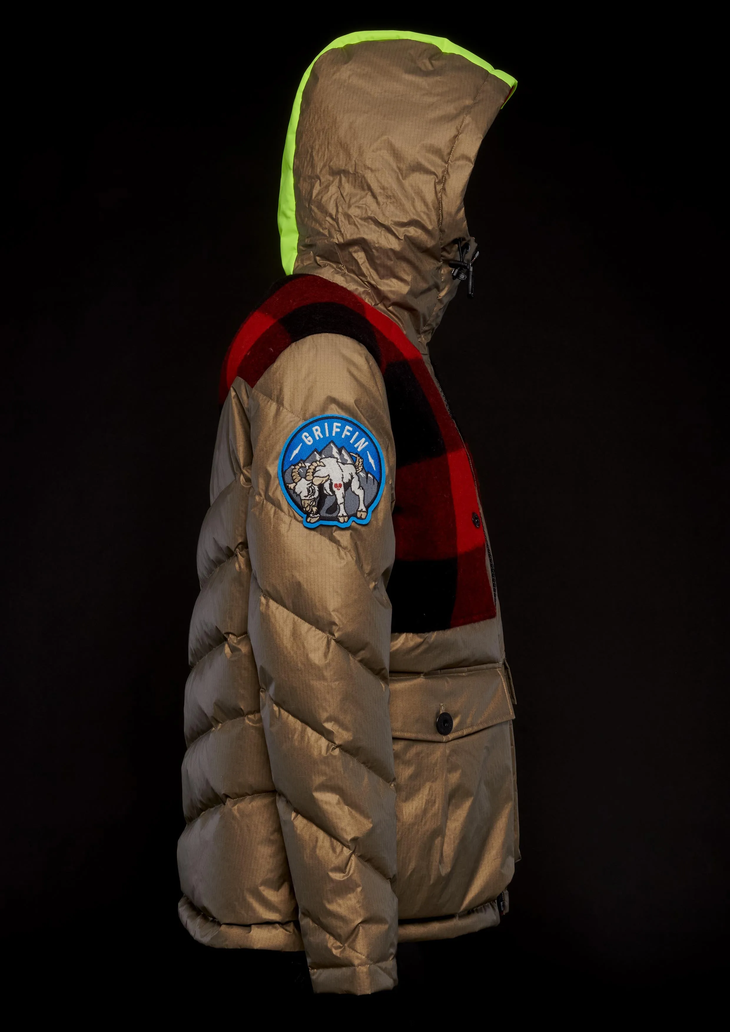 Hooded Down USMC Jacket