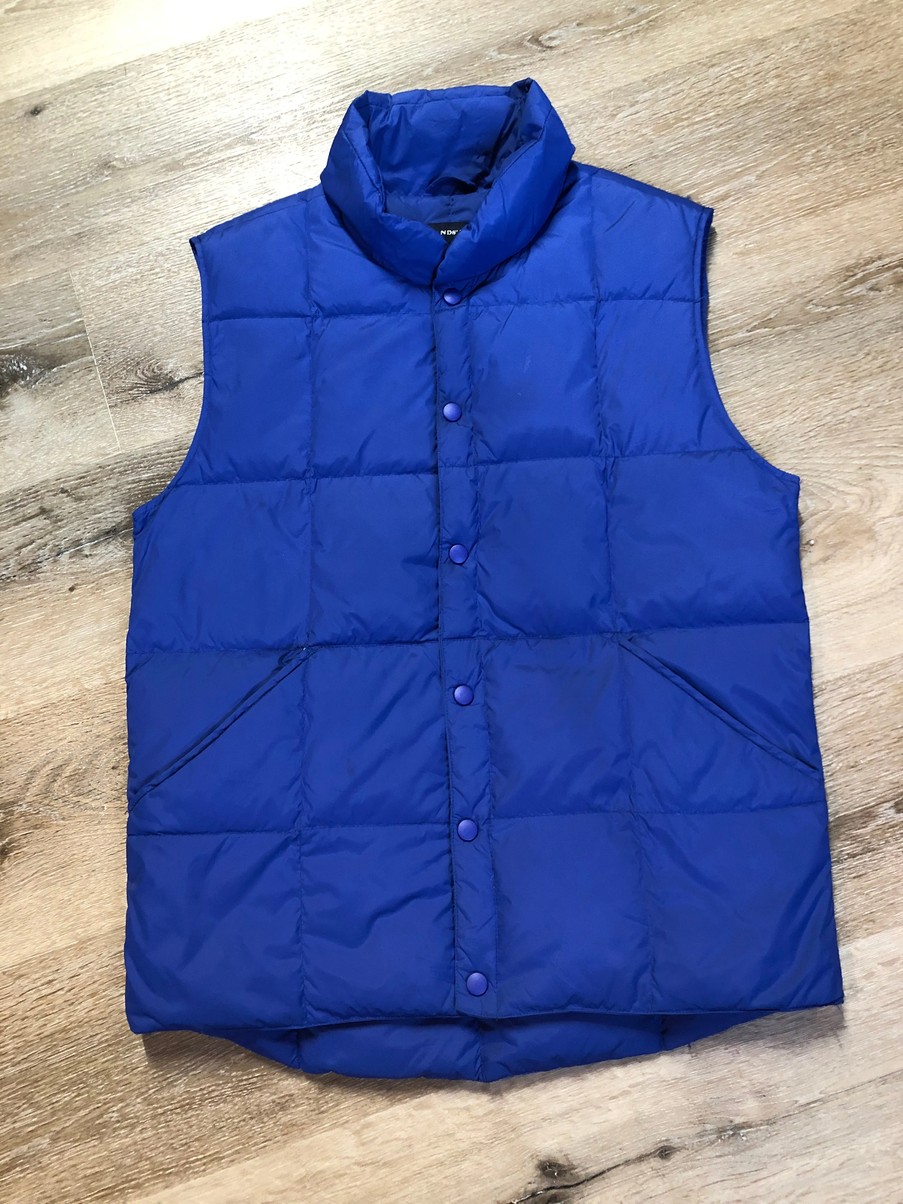 Land’s End Blue Down Filled Puffer Vest, SOLD