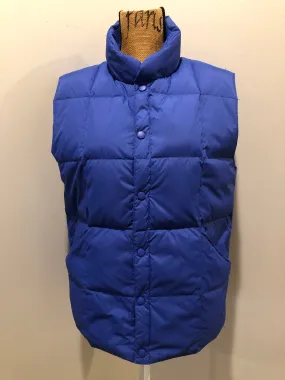 Land’s End Blue Down Filled Puffer Vest, SOLD