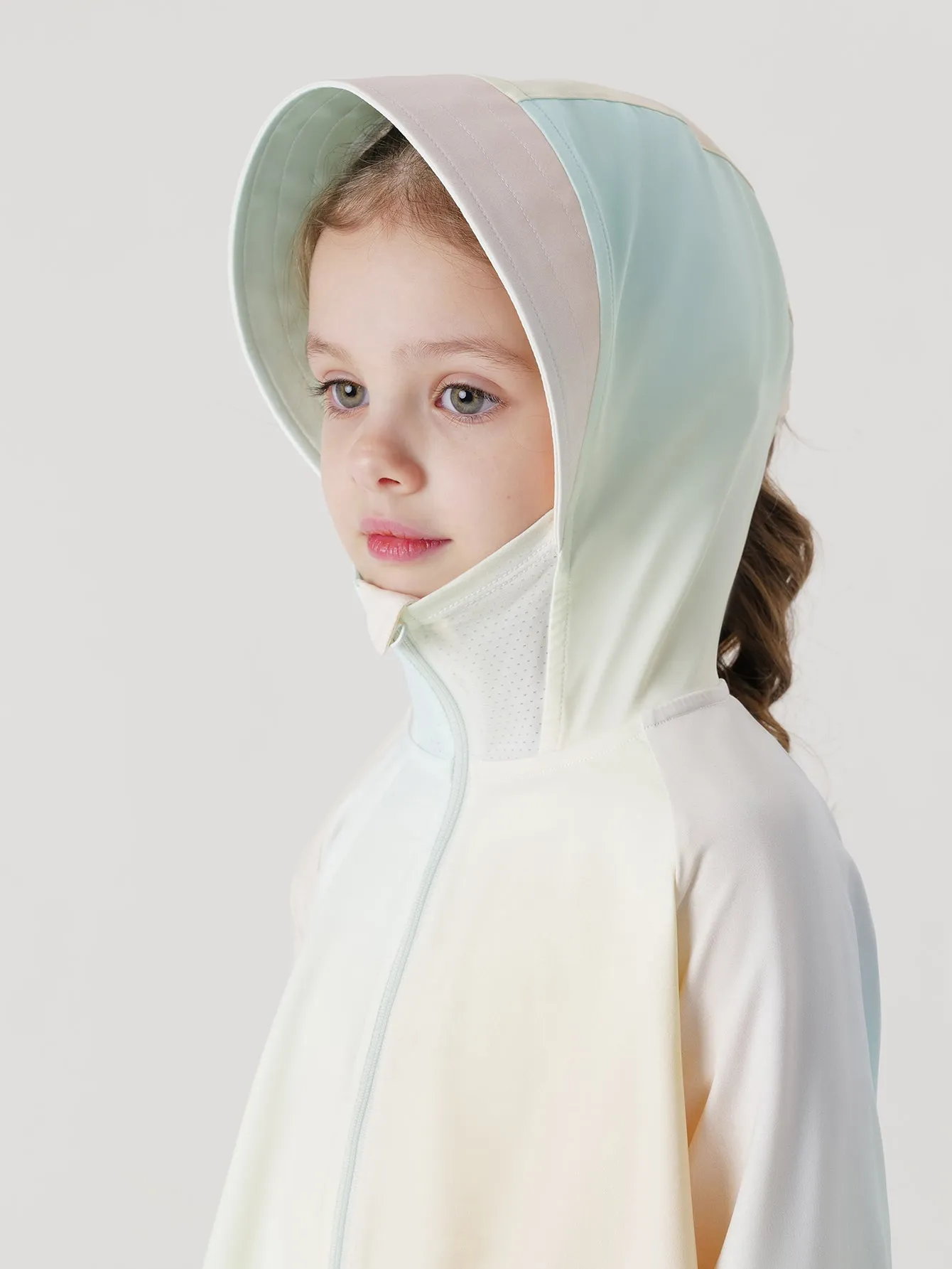 MARC & JANIE Girls Lightweight Hooded Sun Protective Jacket 240365