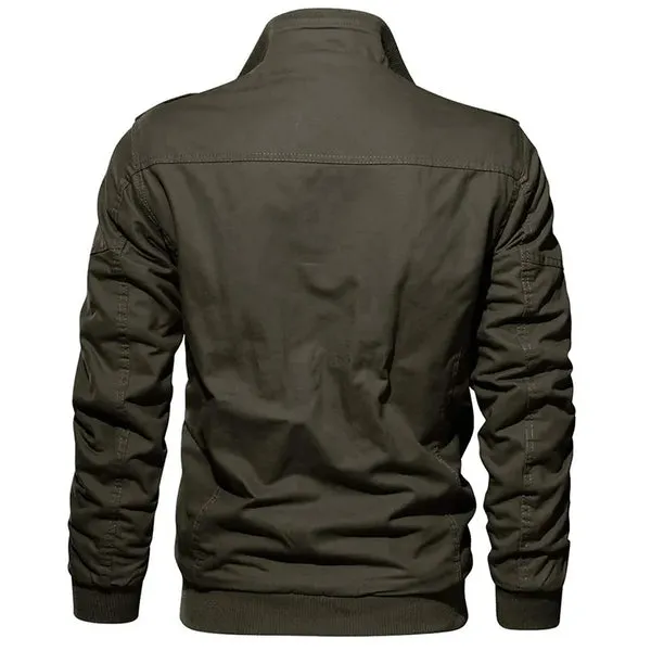Modern Trendy Bomber Jacket with Fleeced Interior for Men | Perfect for Casual Days
