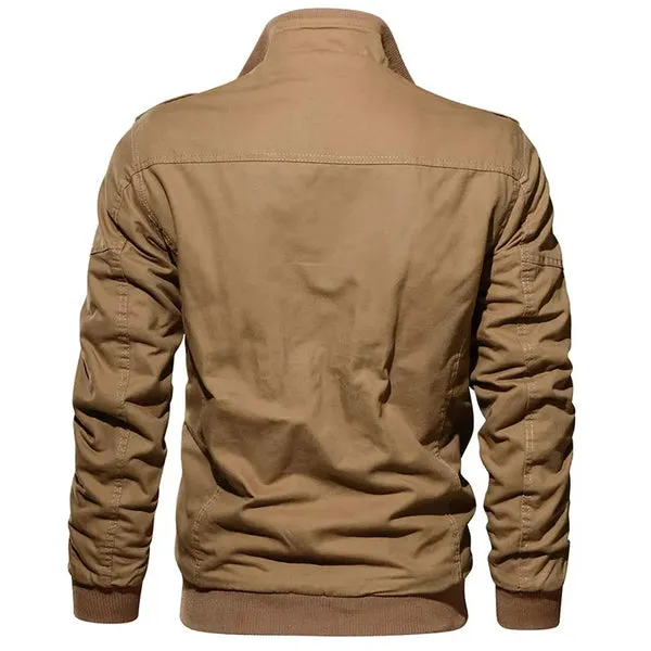 Modern Trendy Bomber Jacket with Fleeced Interior for Men | Perfect for Casual Days