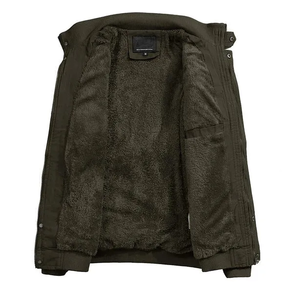 Modern Trendy Bomber Jacket with Fleeced Interior for Men | Perfect for Casual Days