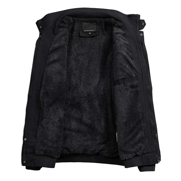 Modern Trendy Bomber Jacket with Fleeced Interior for Men | Perfect for Casual Days
