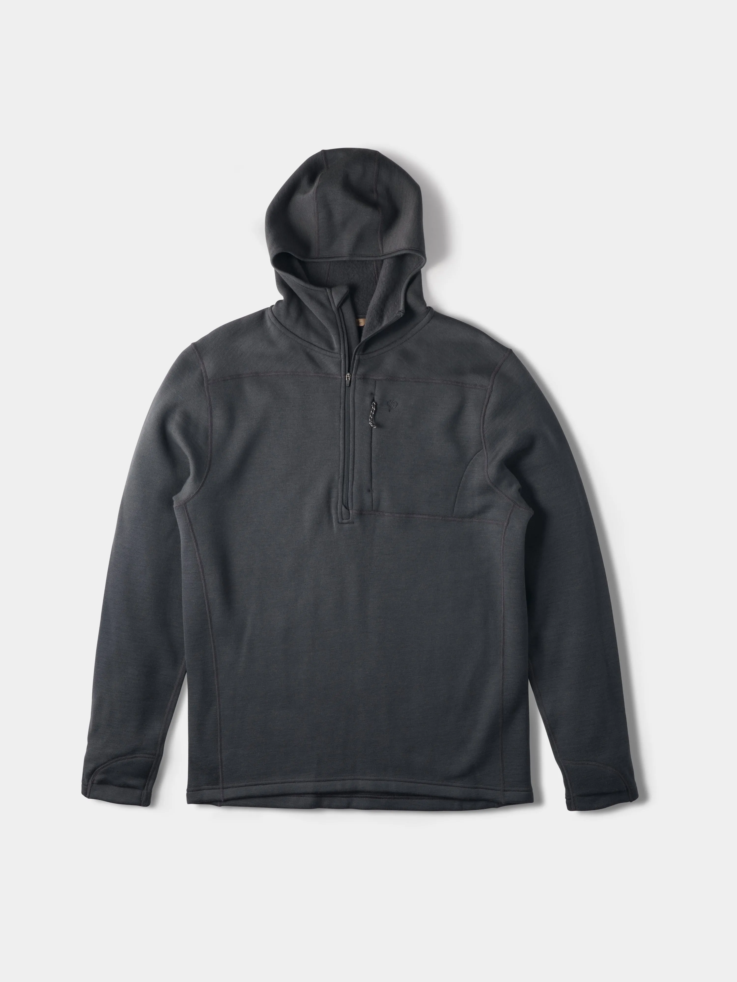 M's Barnburner Merino Hoodie - Charcoal
