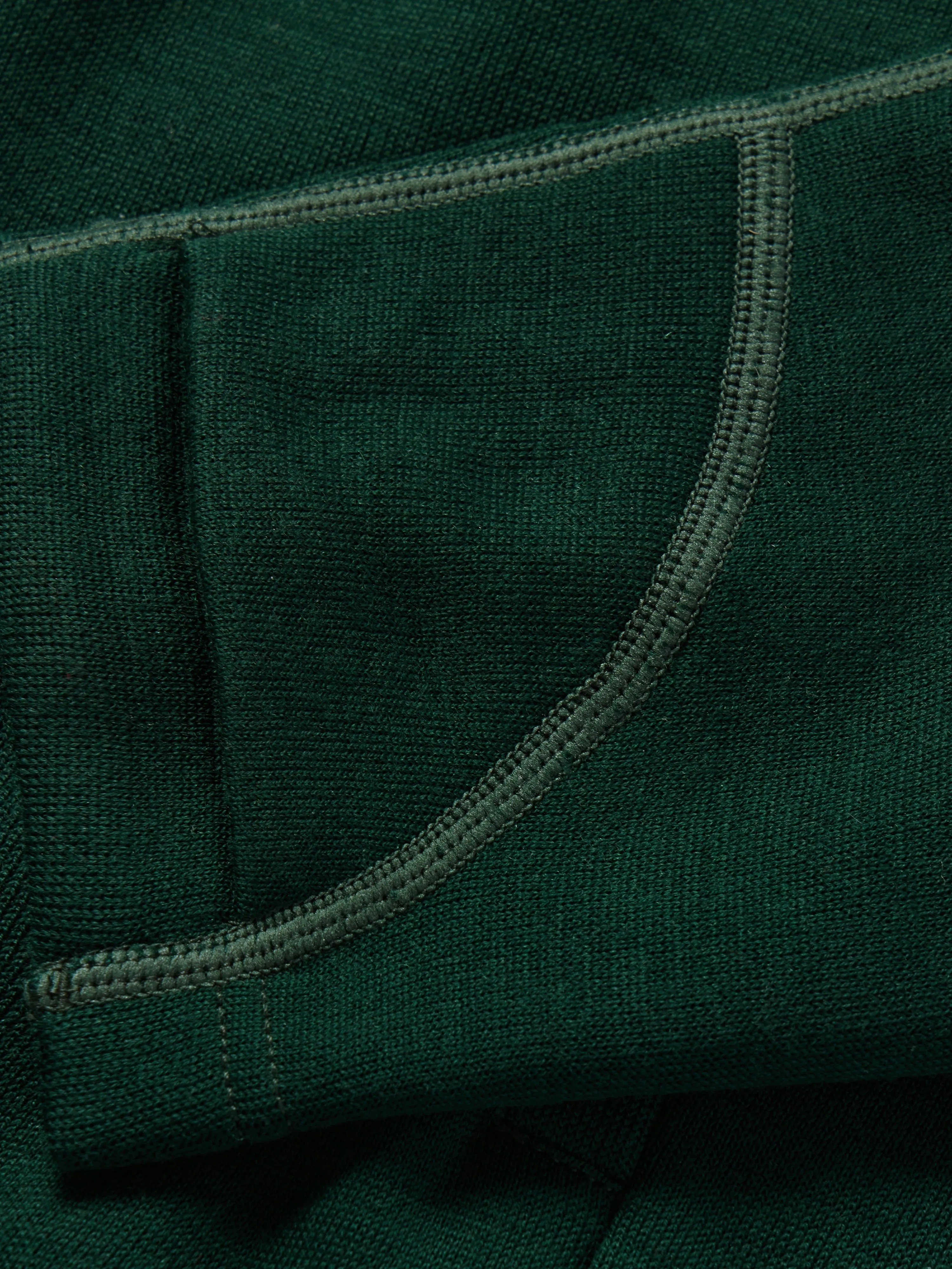 M's Barnburner Merino Hoodie Full Zip - Pine Green