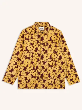 Ormiston Jacket In Japanese Mustard Jacquard