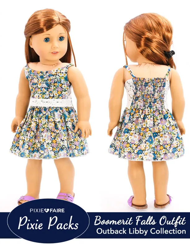 Pixie Packs Boomerit Falls Jacket and Dress Outback Libby Collection Lavender