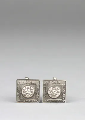 Prince Charlie Button Design Cufflinks