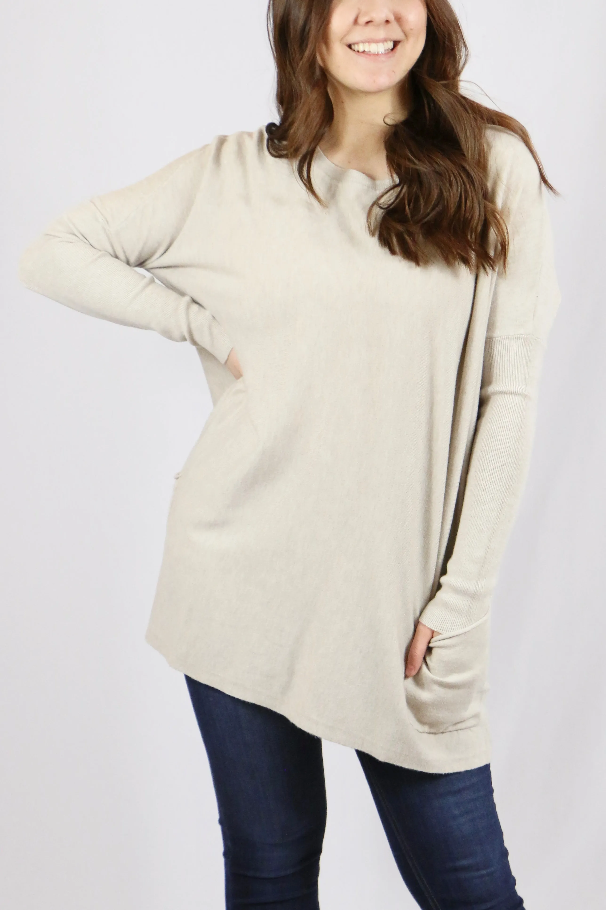 Simone Top - Oatmeal