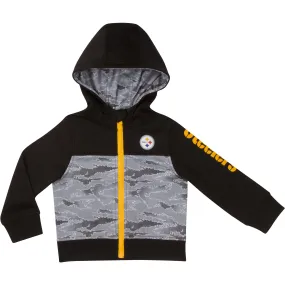 Steelers Zip Up Hooded Jacket