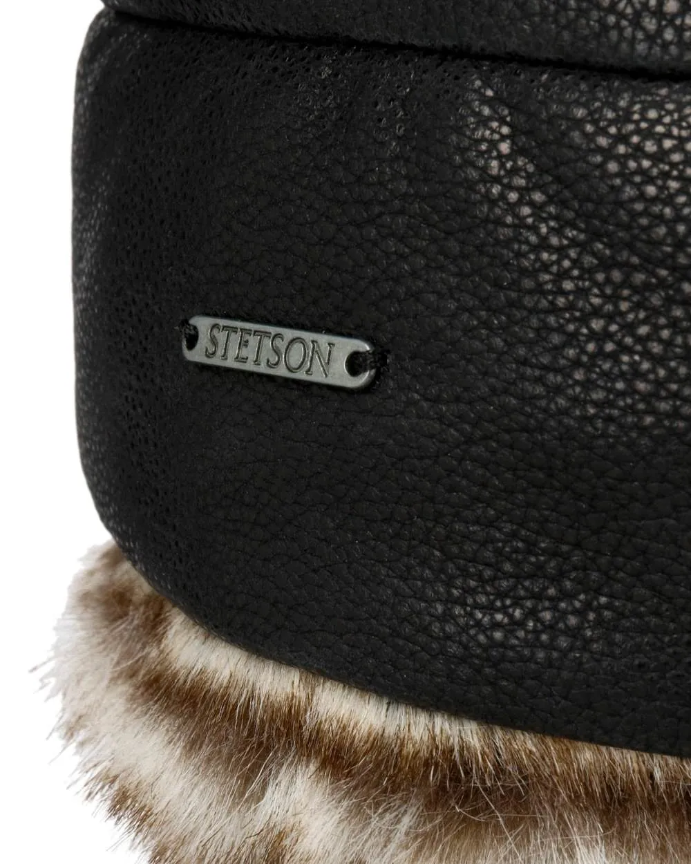 Stetson Cowhide Bomber Aviator Hat