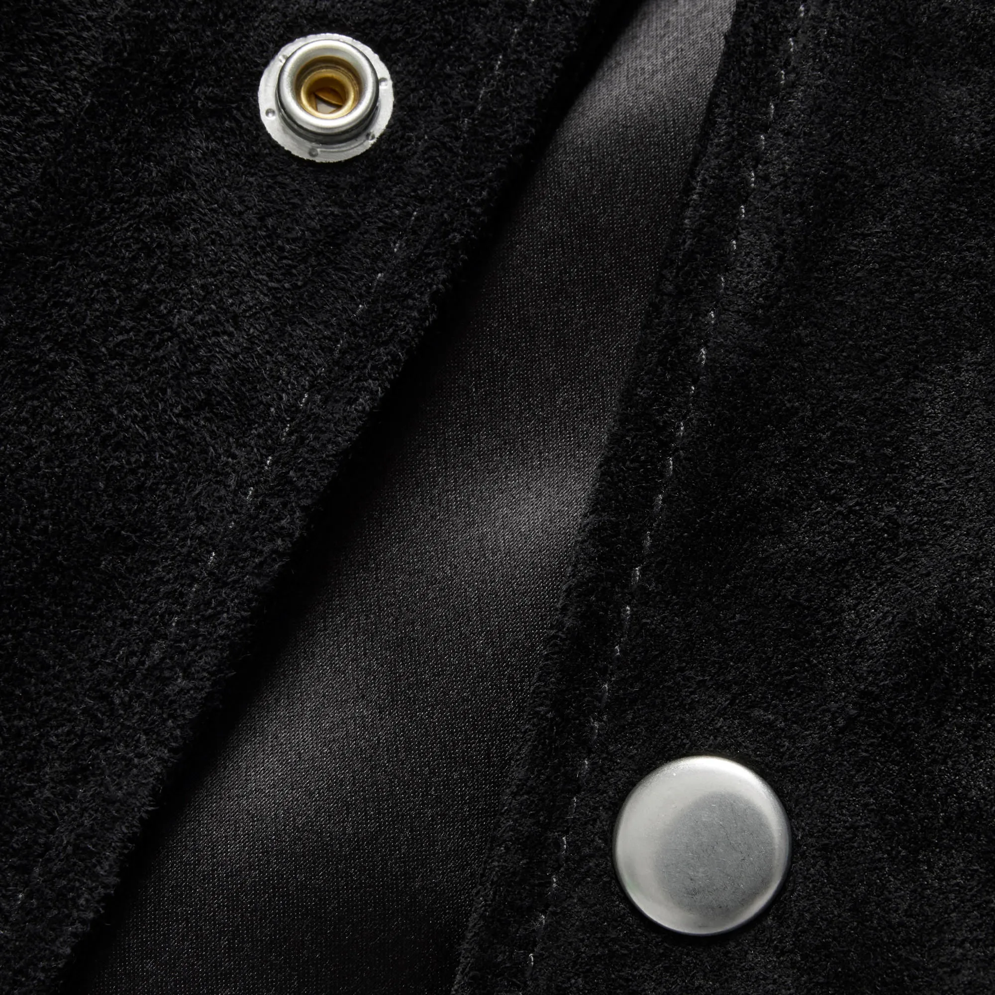 Suede Coach Jacket x JJJJound - Black