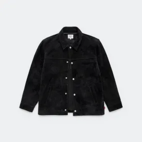 Suede Coach Jacket x JJJJound - Black