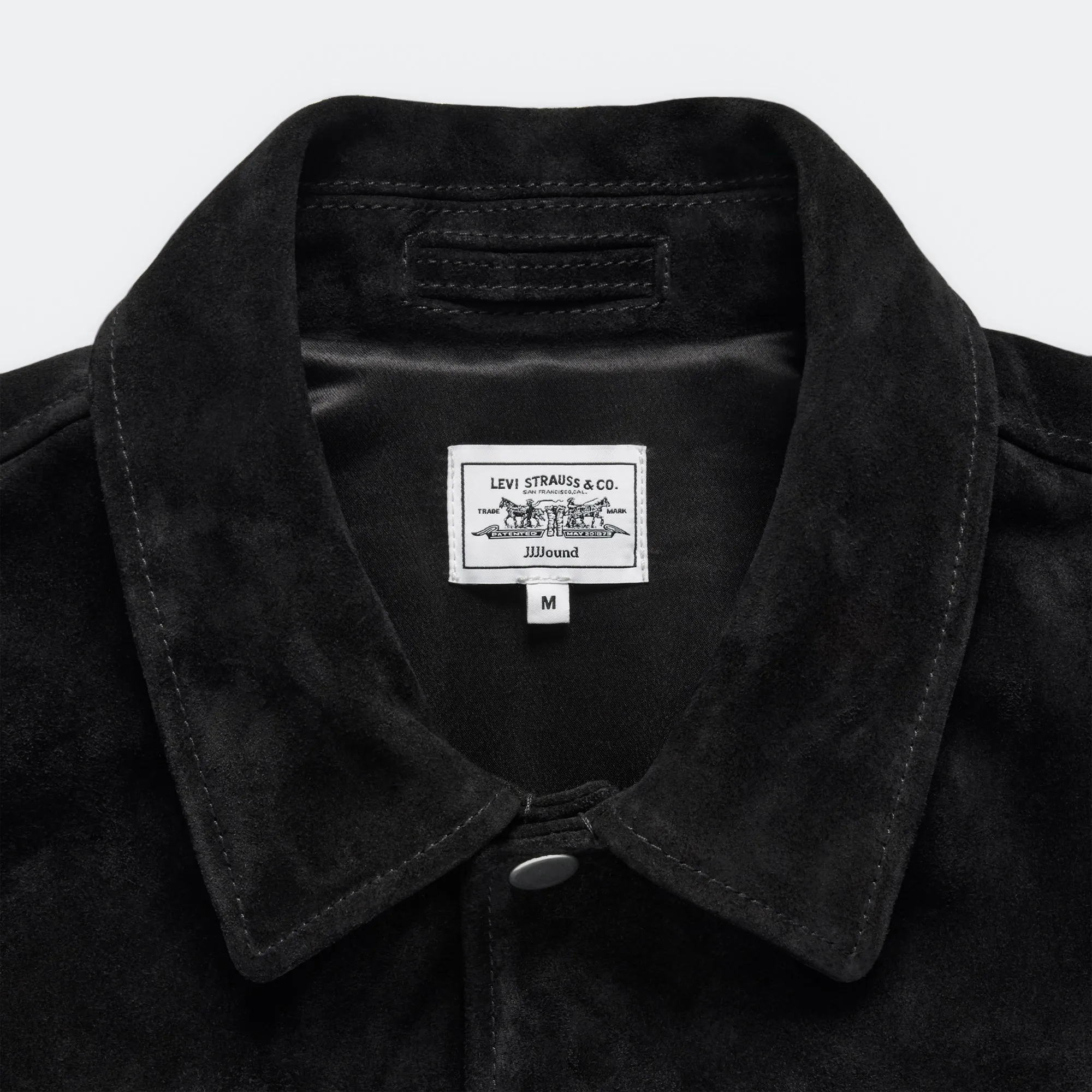 Suede Coach Jacket x JJJJound - Black