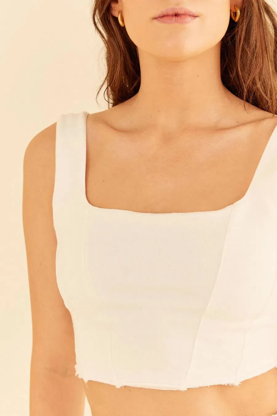 Top Corselet Moletom Farm
