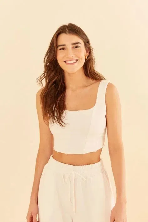 Top Corselet Moletom Farm
