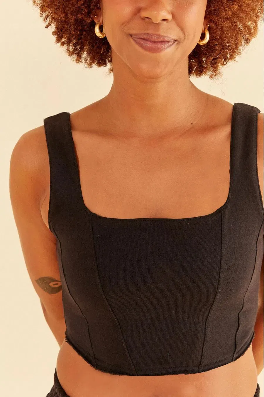 Top Corselet Moletom Farm