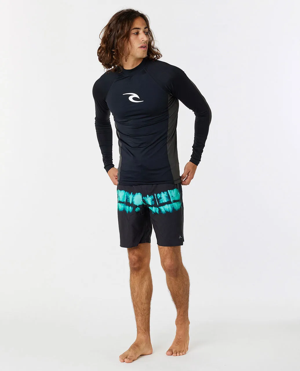 Waves UPF Perf Long Sleeve Rash Vest