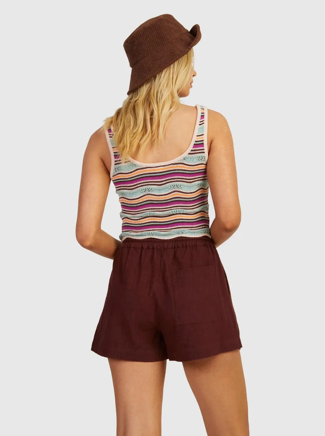 Womens Sailing Flow Knitted Vest Top